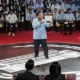 Debat Capres kelima, serta merupakan kesempatan terakhir bagi ketiga capres yakni Anies Baswedan, Prabowo Subianto, dan Ganjar Pranowo untuk mempresentasikan visi, misi, dan program kerja mereka