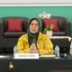 Ketua Dewan Pers, Ninik Rahayu dalam acara persiapan Deklarasi di Dewan Pers pada Senin, 5 Februari 2024