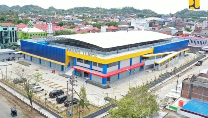 PUPR Tuntaskan Pembangunan Pasar Tempe Sengkang