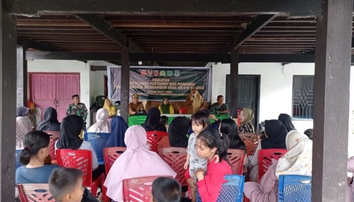 Dinkes Pinrang Berikan Penyuluhan Kesehatan di Desa Siwolong Polong