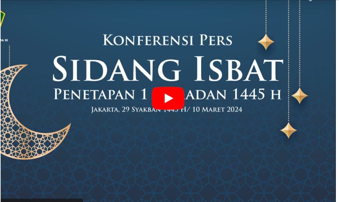 Live Penetapan 1 Ramadan 1445 Hijiriah