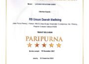 RSUD Madising Berhasil Terakreditasi Bintang Lima