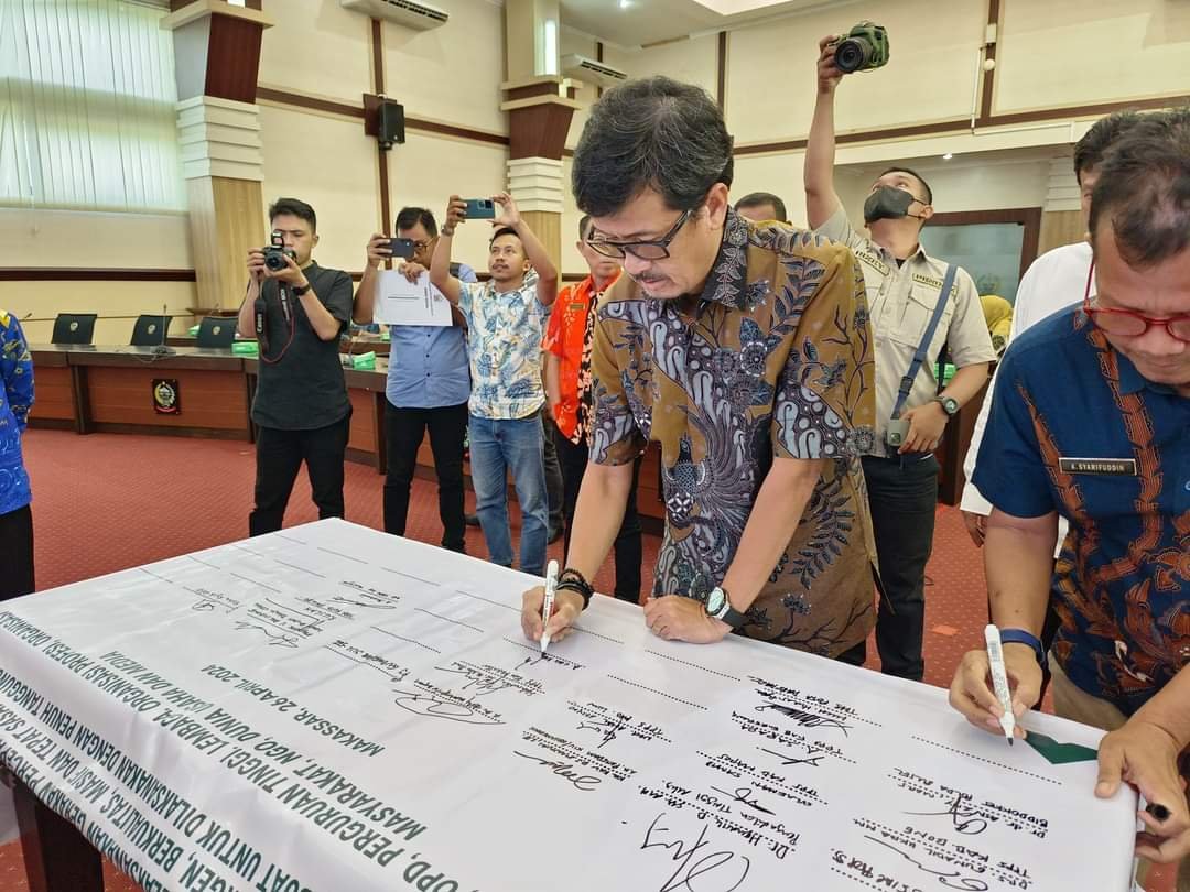 Plh Bupati Pinrang Andi Tjalo Hadiri Rembuk Stunting Tingkat Sulsel