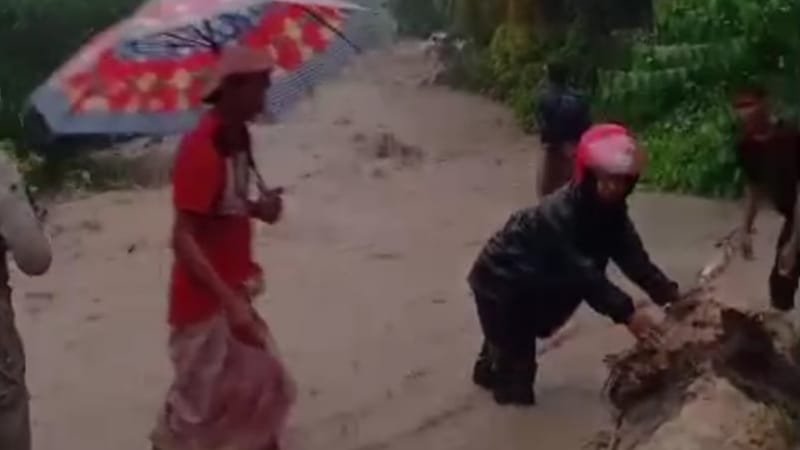 Pemotor di Pinrang Tewas Terseret Arus Saat Terobos Banjir