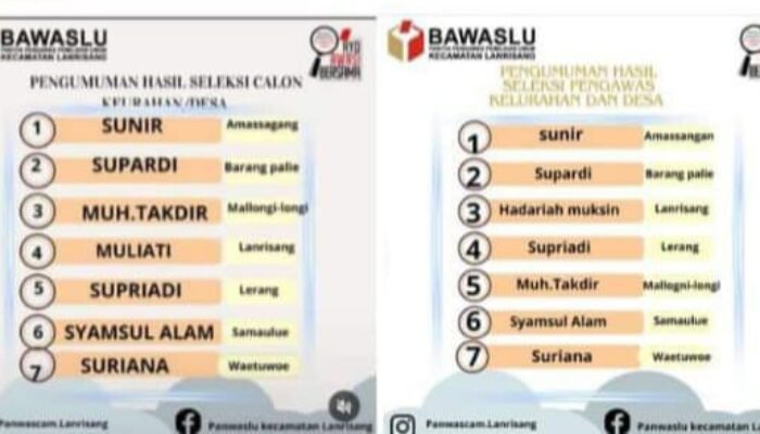 Seleksi PKD di Pinrang Berpolemik, Diumumkan Malam Paginya Berubah
