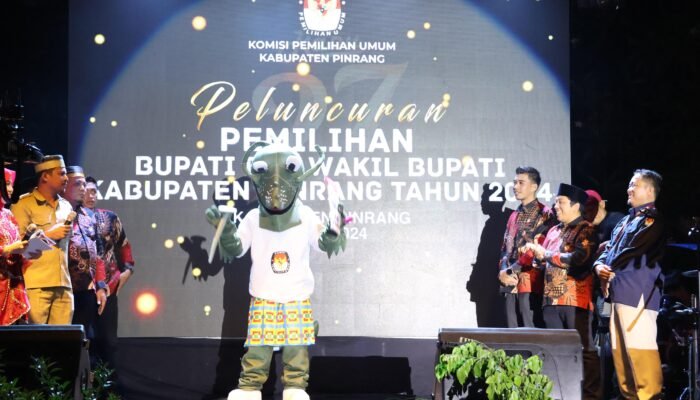 KPU Pinrang Resmi Luncurkan Maskot dan Jingle Pilkada 2024