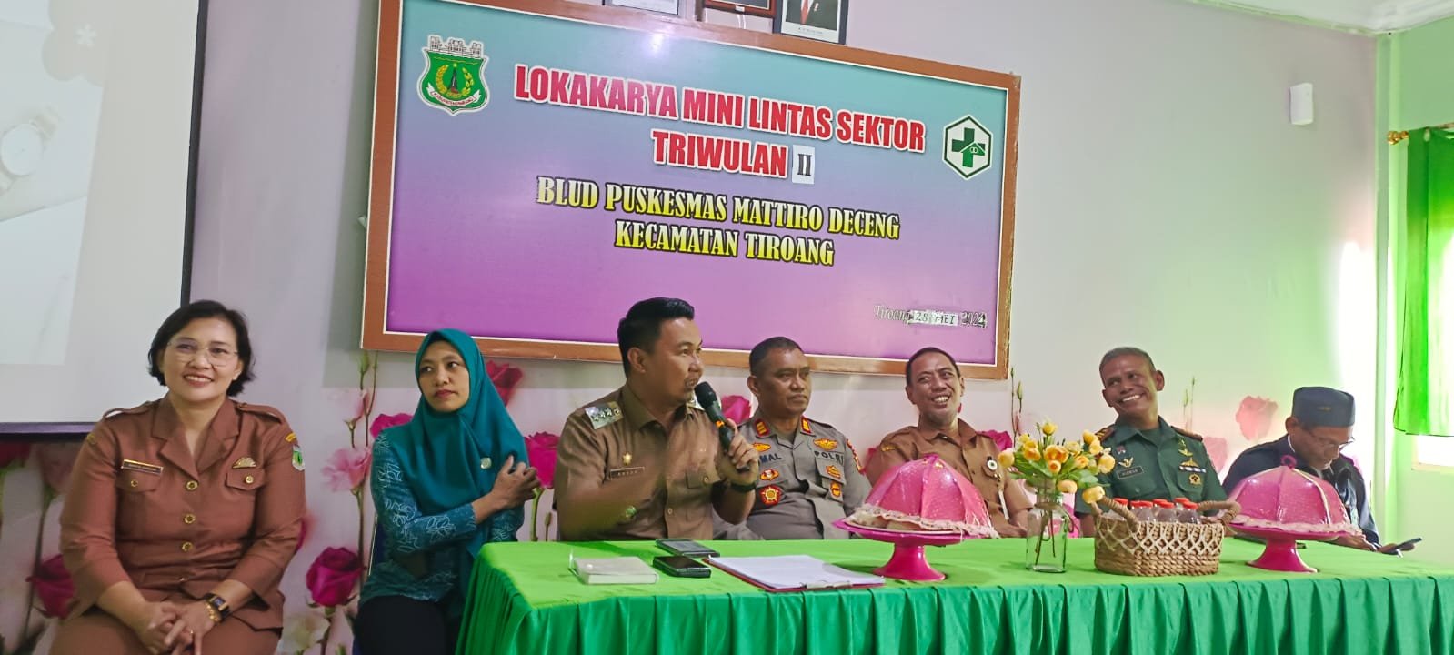 Puskesmas Mattiro Deceng, Kabupaten Pinrang menggelar Lokakarya Mini Lintas Sektor