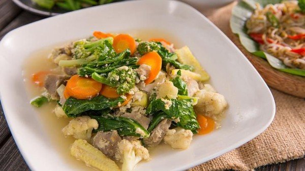 Resep Capcay Sederhana Kuah-Goreng, Bumbunya Gurih Sedap