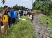 Tanggul Intake Sawitto Mendapatkan Perbaikan Sementara Mengatasi Penurunan Permukaan