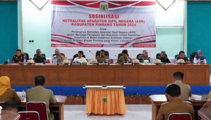 Pj Bupati Pinrang Buka Sosialisasi Netralitas ASN, ini Harapan Bawaslu