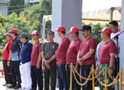 Pj.Bupati Pinrang Saksikan Devile Peserta dan Pimpin Upacara Pembukaan Lomba Olahraga