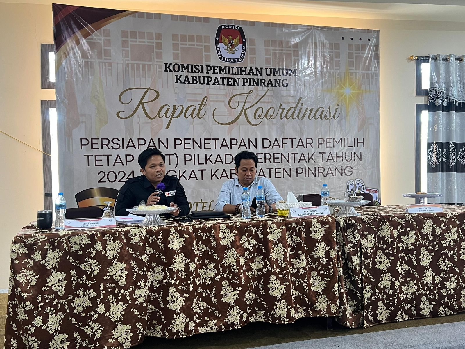 KPU Pinrang Gelar Rapat Koordinasi Persiapan Penetapan DPT Pilkada 2024