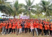 Hadapi Pilkada 2024, 150 Panwaslu Kabupaten Pinrang Ikuti Outbound di Pantai Salopi