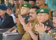 Danyonif 721/Makkasau Berganti, Pj. Bupati Pinrang Hadiri Upacara Sertijab di Mako Yonif 721/Makkasau