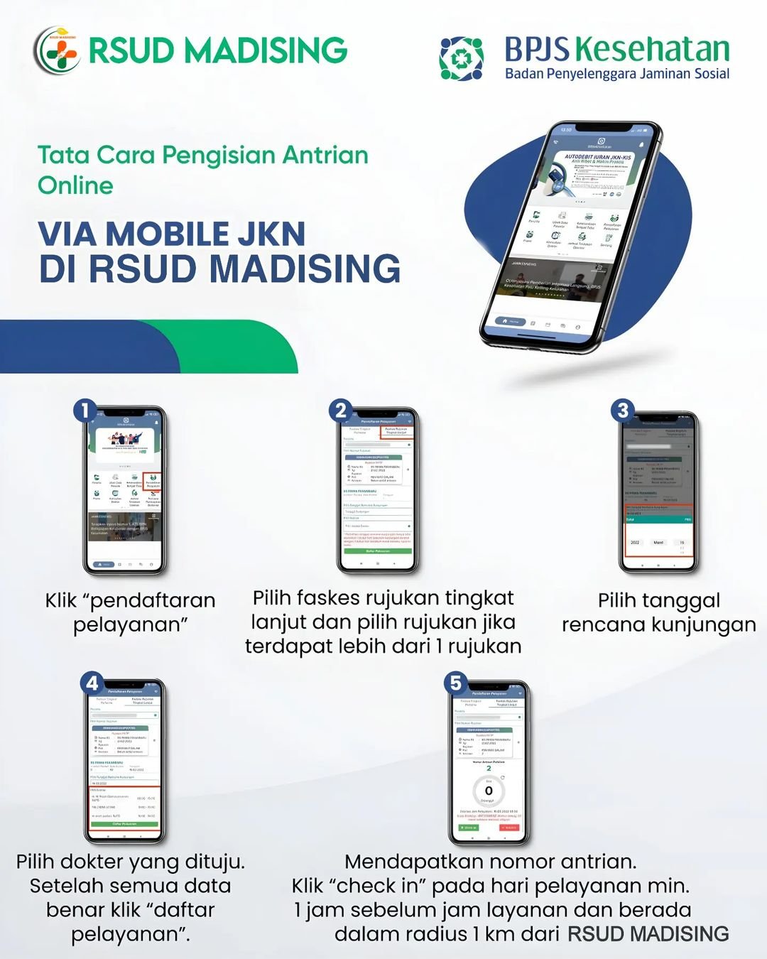 RSUD Madising Permudah Layanan dengan Antrean Online via Mobile JKN