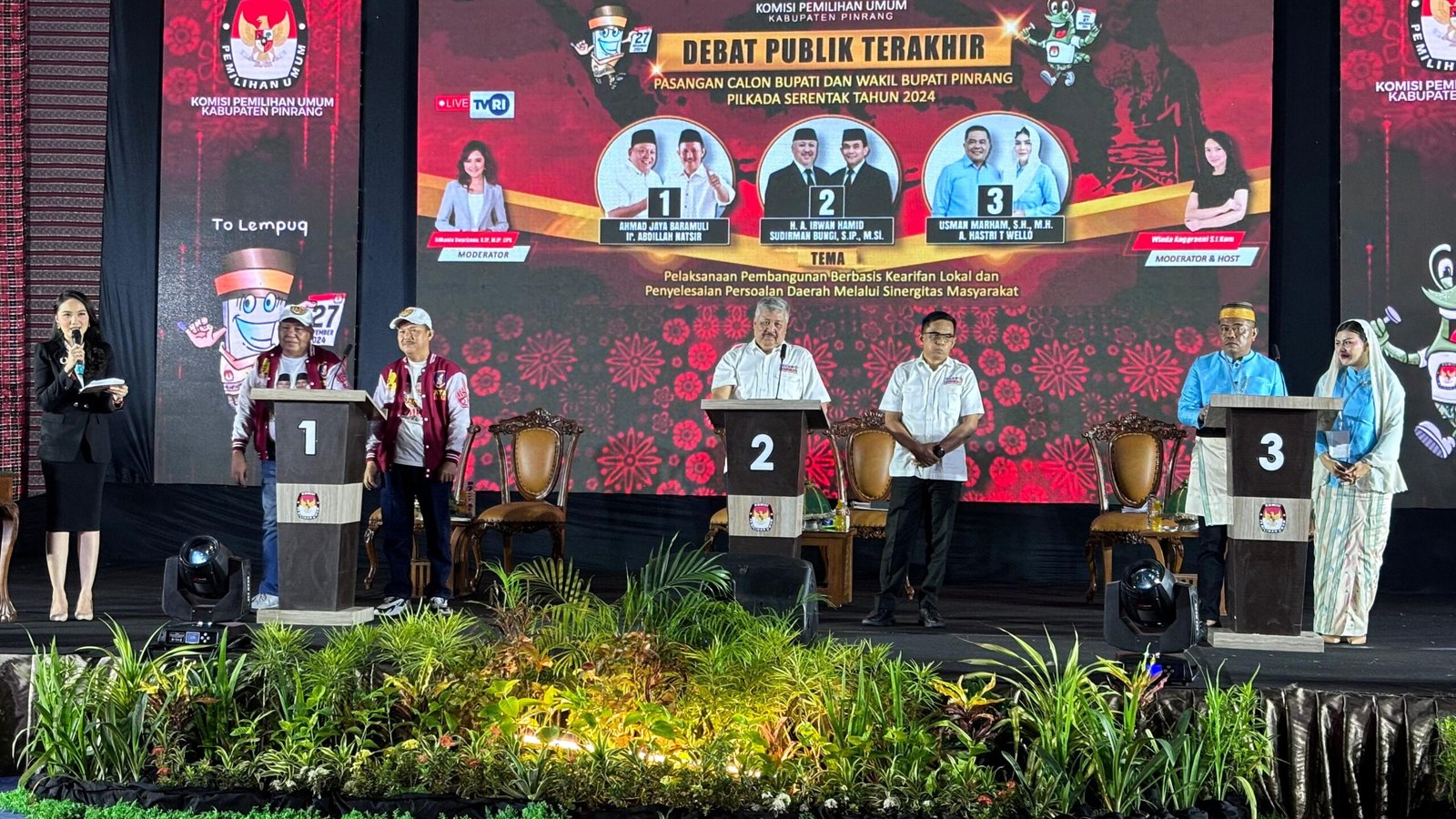 KPU Pinrang berharap wadah yang telah disiapkan KPU bisa menjadi salah satu referensi masyarakat untuk menentukan pilihannya pada 27 November mendatang