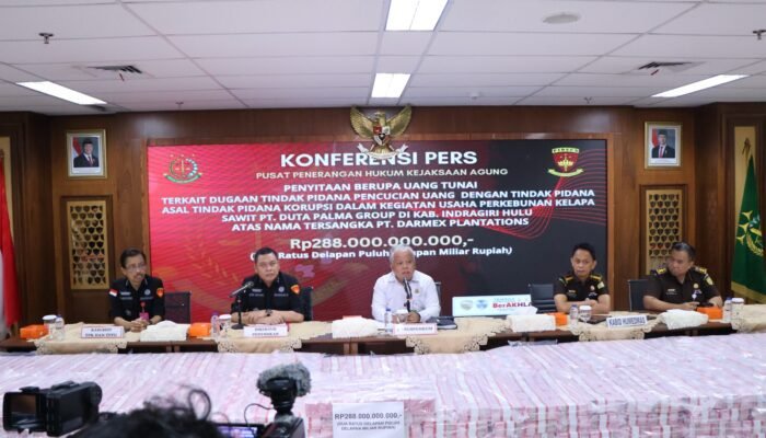 Kejagung Sita Uang Tunai Rp288 Miliar Kasus PT Duta Palma Korporasi