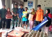 Sekda Pinrang-Forkopimda Salurkan Bantuan Bencana di Desa Lero dan Ujung Labuan