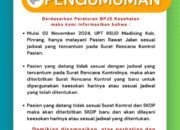 RSUD Madising Pinrang Umumkan Perubahan Jadwal Pelayanan 2 November 2024