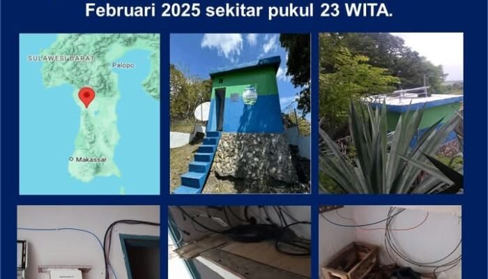 4 Kali Hilang, BMKG Atensi Kasus Pencurian Alat Deteksi Gempa dan Tsunami di Sidrap