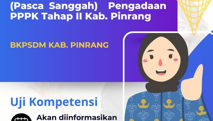 BKPSDM Pinrang Umumkan Hasil Seleksi Administrasi 570 PPPK Tahap II