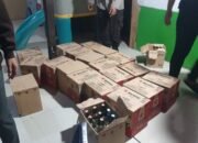 Polres Pinrang Sita Puluhan Miras di Tempat Hiburan Malam