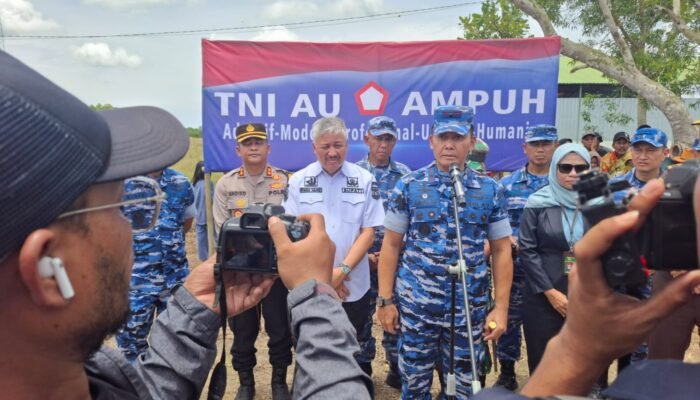 Danlanud Sultan Hasanuddin Buka Lahan Ketahan Pangan di Pinrang