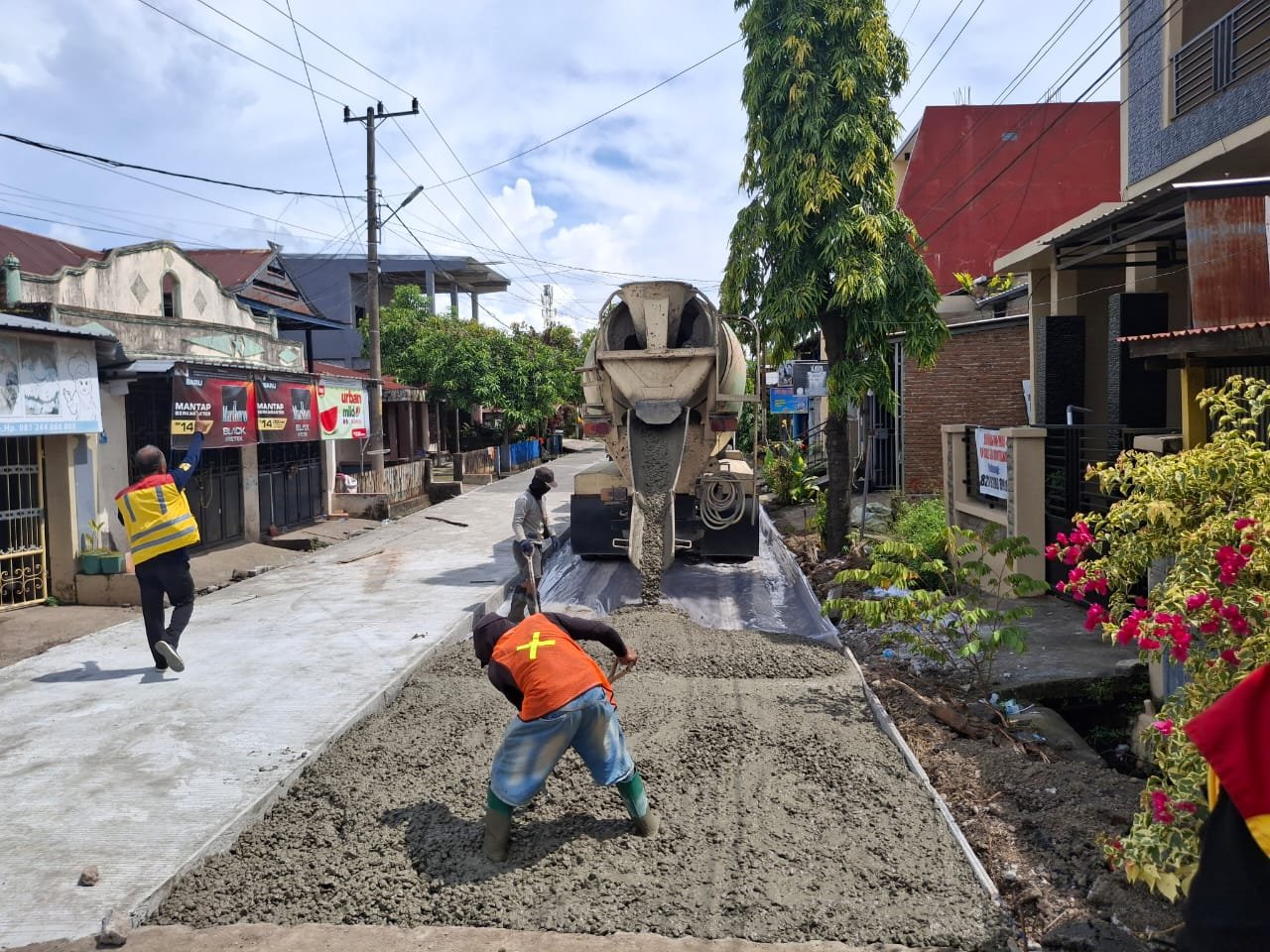 Efisiensi Anggaran, Dinas Bima Cipta Pinrang Tetap Lakukan Pemeliharaan Jalan