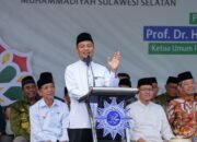 Gubernur Andi Sudirman Hadiri Pencanangan Gedung SDM dan Syawalan Muhammadiyah Sulsel