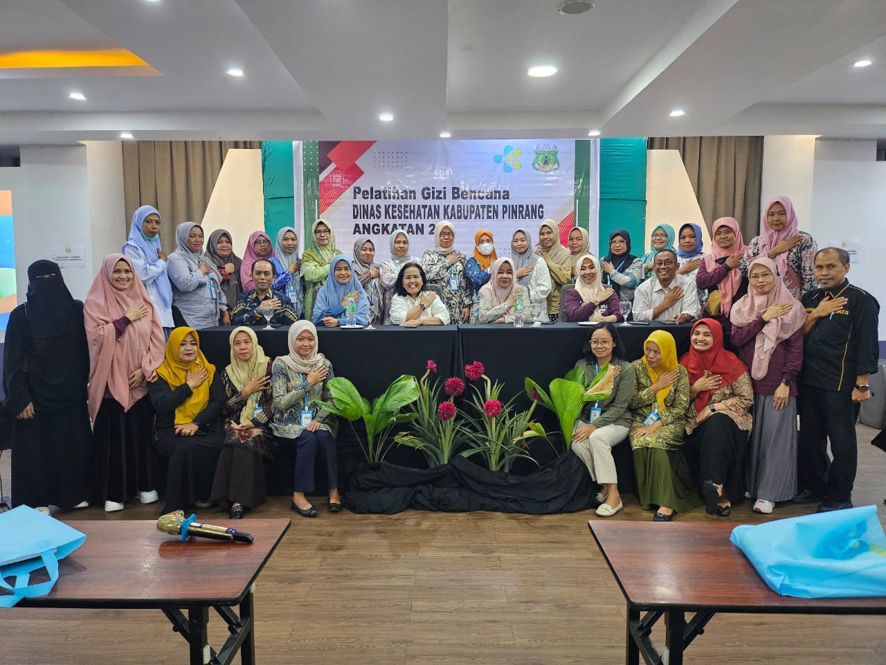 Pelatihan Penanggulangan Gizi Bencana Dinas Kesehatan Pinrang