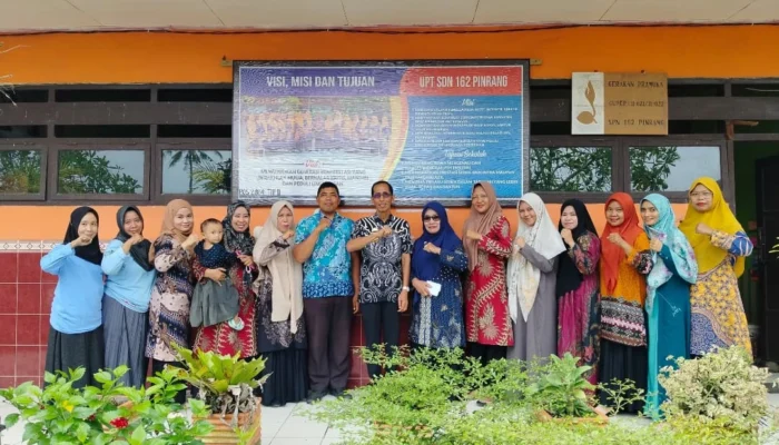 Kepala Dinas Pendidikan dan Kebudayaan Pinrang Tinjau UPT SDN 162 Paleteang, Dorong Peningkatan Mutu Pendidikan