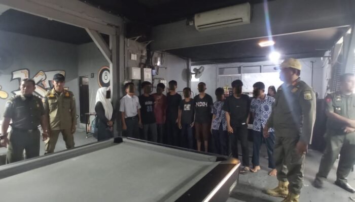 Jam Sekolah 9 Pelajar SMA-SMP Pinrang Terjaring di Tempat Biliar