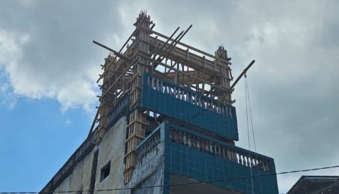 Tak Berizin, Pemda Pinrang Hentikan Pembangunan Tower di Jalan Garuda