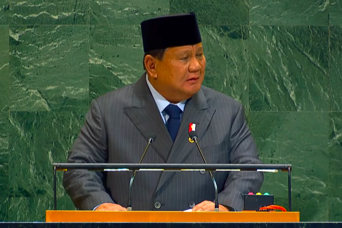 Presiden Prabowo Subianto menyerukan pengakuan Palestina dan solusi dua negara dalam pidatonya di PBB, New York - angindai.com