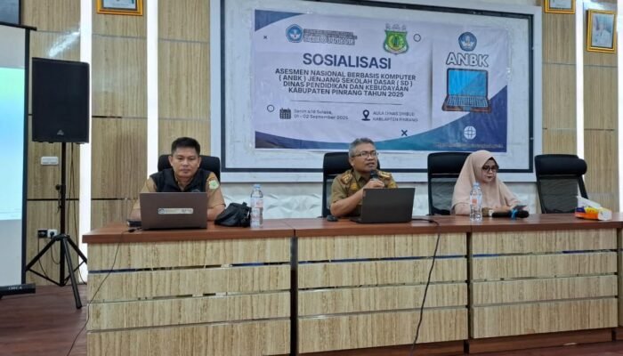 Dinas Pendidikan Pinrang Pastikan ANBK Berjalan Lancar di Dua SMP