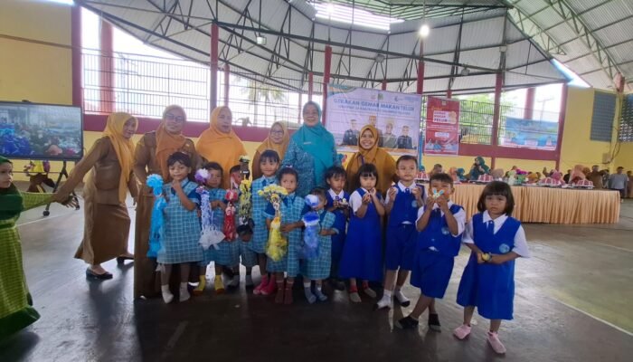 Gerakan Makan Telur, TK Negeri Pembina IV Watang Sawitto Ikut Berpartisipasi