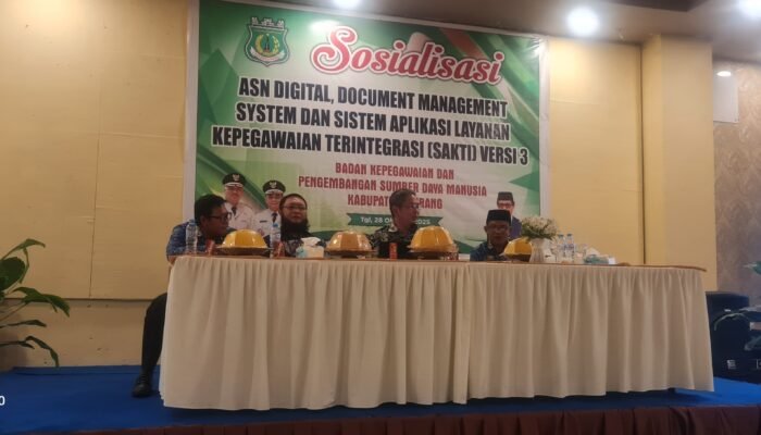 Sosialisasi SAKTI V.3 dan ASN Digital: Pinrang Percepat Layanan Kepegawaian
