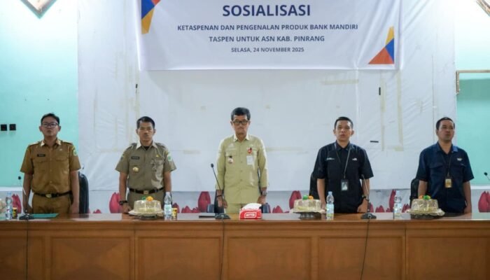 Sekda Pinrang Buka Sosialisasi Ketaspenan, Ingatkan ASN Jelang Pensiun Waspada Penipuan