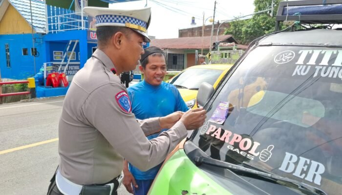 Satlantas Polres Pinrang Prioritaskan Edukasi dalam Operasi Zebra Pallawa 2025