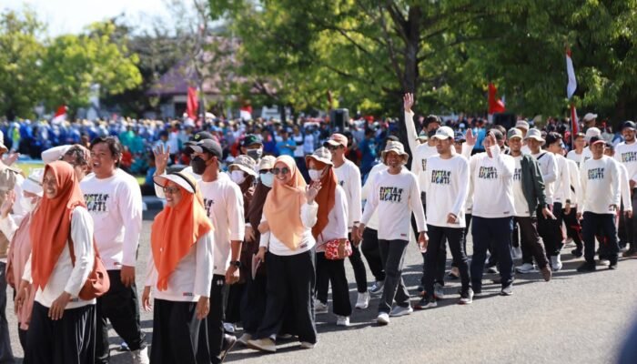 Kadis TPHP Andi Sinapati Pimpin Tim Devile HUT RI ke-80 Pinrang