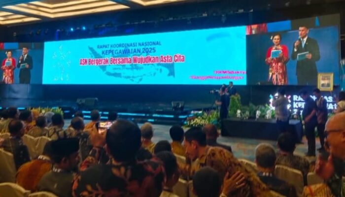Kepala BKPSDM Pinrang Hadiri Rakornas Kepegawaian BKN 2025