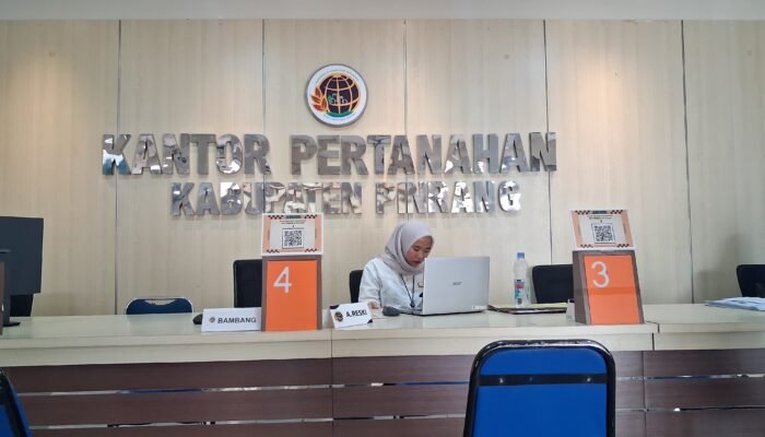 Kantah BPN Pinrang Capai Target Strategis 2025, Layanan Prioritas 97 Persen