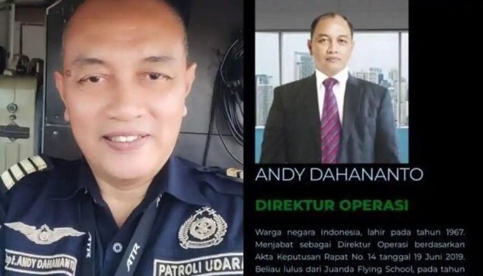 Profil Capt Andy Dahananto Pilot Pesawat ATR 42-500 Hilang di Bulusaraung