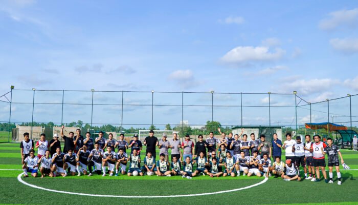 Pererat Sinergitas, Polres Pinrang Gelar Laga Fun Mini Soccer Bersama Jurnalis Pinrang