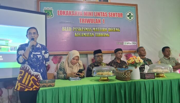 Puskesmas Mattiro Deceng Laksanakan Lokakarya Mini Lintas Sektor