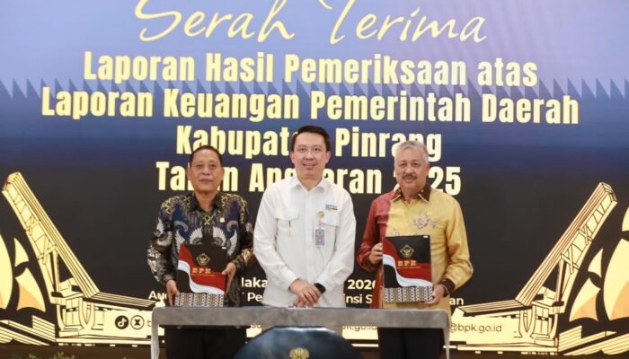 Membanggakan, Pemkab Pinrang Raih Opini WTP 14 Kali Berturut
