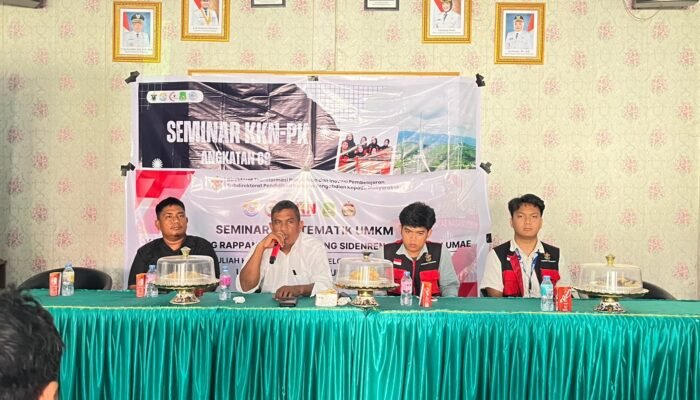 Mahasiswa KKN Tematik Unhas Gelar Seminar Program Kerja Dorong Digitalisasi UMKM Desa Talumae