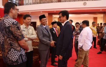 Sekda Pinrang Hadiri Pengukuhan Kepala BPKP Sulsel Baru Mardiyanto Arif Rakhmadi