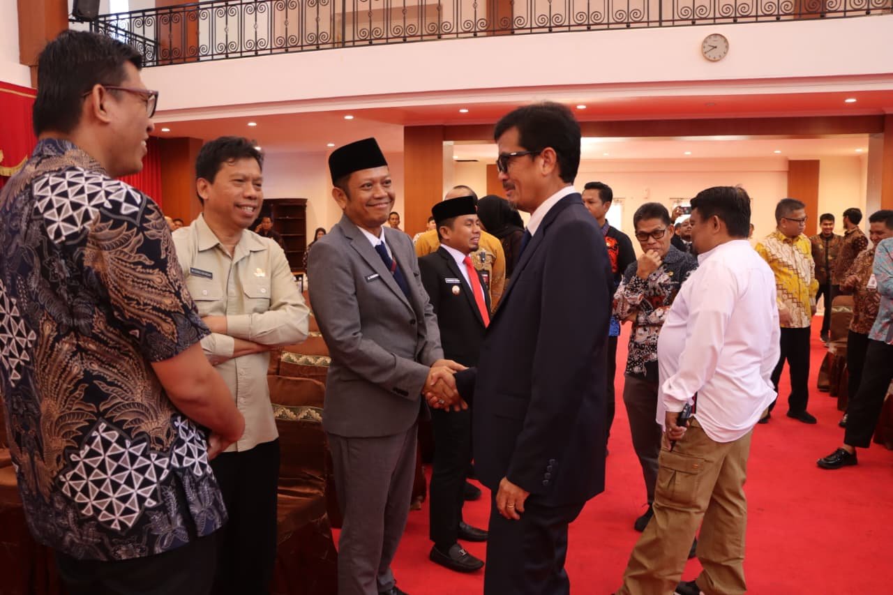 Sekda Pinrang Hadiri Pengukuhan Kepala BPKP Sulsel Baru Mardiyanto Arif Rakhmadi