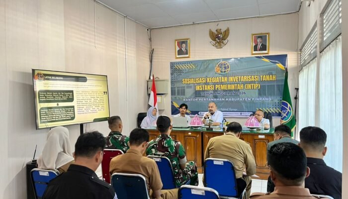BPN Pinrang Gelar Sosialisasi INTIP dan Sentuh Tanahku untuk Amankan Aset Negara